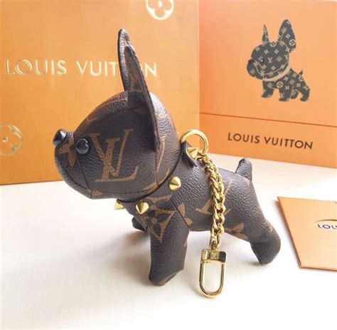 louis vuitton stuffed dog keychain|louis vuitton keychain price.